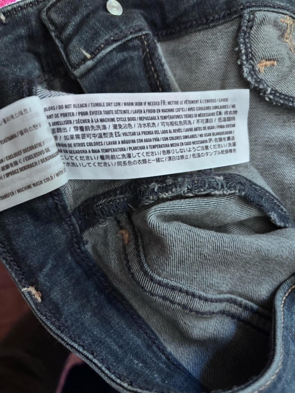 Hollister Women's Skinny Jeans in Blue Wash - Picture 6 of 7